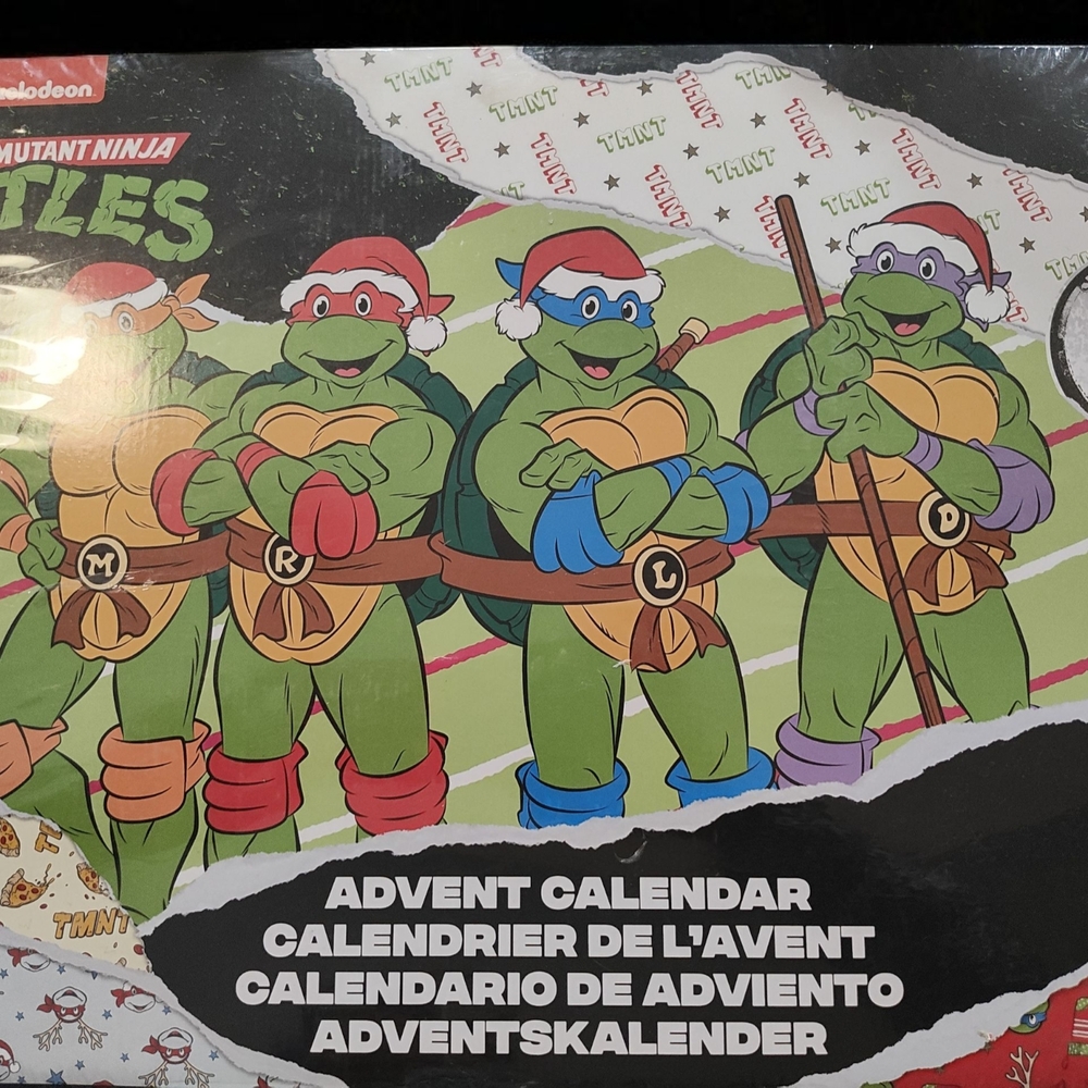 Nickelodeon TMNT Festive Advent Calendar - Red, Blue, Orange, Purple
